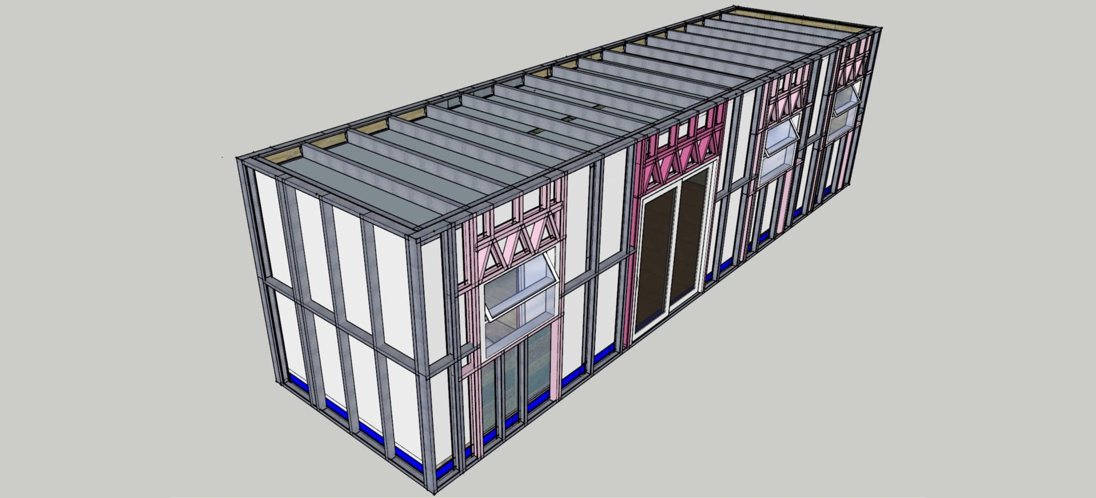 Single Storey Modular Units — Suitable for Resort or Farm Buildings